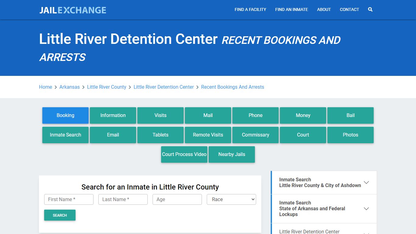 Little River Detention Center Recent Bookings And Arrests - Jail Exchange